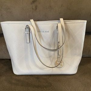 Michael Kors Jet Set Travel Cross Stitch Tote
